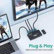 KVM KOOFIT QHQ-001 Перемикач HDMI 3 входи 1 вихід, фото 4