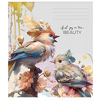 Тетрадь общая "Beauty" 048-3268L-1 в линию, 48 листов от 33Cows