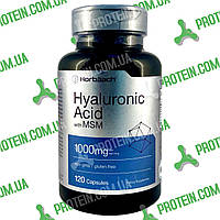 Гіалуроновий Комплекс з MSM Horbaach Hyaluronic Acid with MSM 1000 mg per serving 120 капс