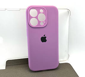 Чохол на iPhone 15 Pro Silicone Case Full накладка бампер силіконовий бузковий amethyst