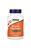 NOW Foods, Super Enzymes, Ензими, 90 капсул