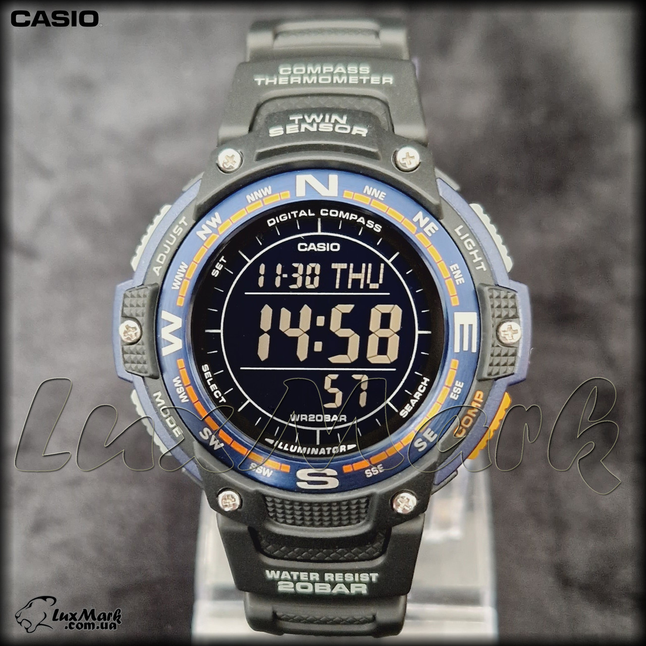 Годинник чоловічий з компасом Casio SGW-100-2B Sports Gear: продаж ...