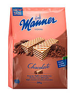 Вафлі Manner Chocolate з шоколадним кремом 200 гр (9000331627212)