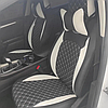 Чохли на сидіння Фольксваген Тігуан (Volkswagen Tiguan) Арігон Х з ромбами модельні екошкіра арігона, фото 3