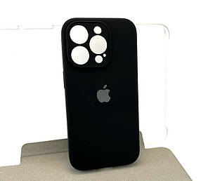 Чохол на iPhone 15 Pro Original Silicone Case Full накладка бампер силіконовий чорний black