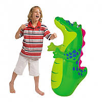 Детская надувная игрушка - неваляшка Intex 44669 ( дельфин, тигр)