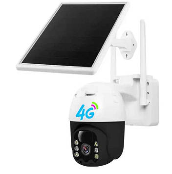 IP-камера TP8 4G 2.0 Мп із віддаленим доступом вулична із сонячною панеллю (v380Pro)