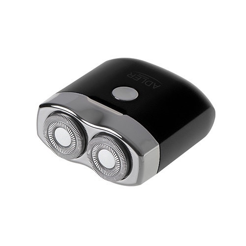 Акумуляторна дорожня бритва, USB-C Adler AD 2936 (до 35 хв роботи, 2 головки, дорожній замок), фото 1