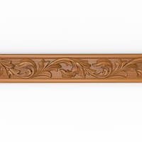 Різьблений багет, молдинг, карниз, штапик, плінтус з дерева (погонаж) на меблі двері стелю стіну або раму