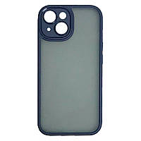 Чехол (накладка) Apple iPhone 15, Rock Guard Touch, Titanium Blue, Синий