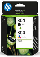 Комплект HP 304 BLACK+COLOR N9K05AE N9K06AE