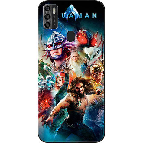 Силіконовий чохол Case для ZTE Blade A7s 2020 з картинкою Аквамен, фото 1