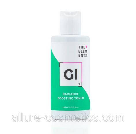 Тонер для сяйної шкіри The Elements Radiance Boosting Toner 100ml