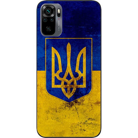 Силіконовий чохол Case для Xiaomi Redmi Note 10 з картинкою Герб і прапор, фото 1