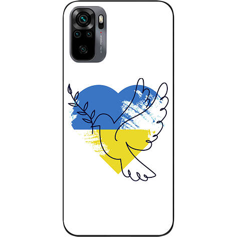 Силіконовий чохол Case для Xiaomi Redmi Note 10 з картинкою Блакитний світу, фото 1