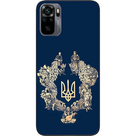 Силіконовий чохол Case для Xiaomi Redmi Note 10 з картинкою Сильна Україна, фото 1