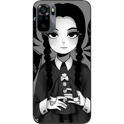 Силіконовий чохол Case для Xiaomi Redmi Note 10 з картинкою Уенсдей, фото 1