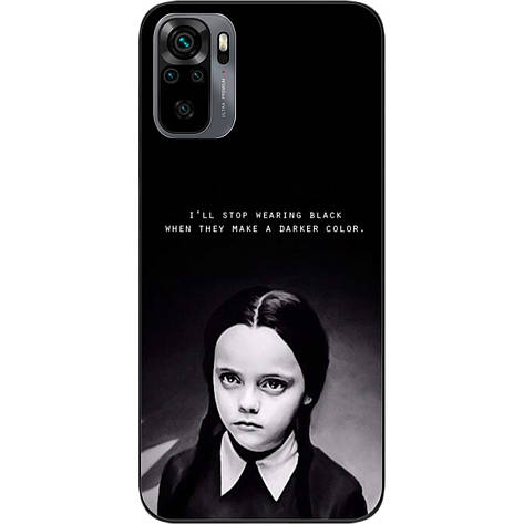Силіконовий чохол Case для Xiaomi Redmi Note 10 з картинкою Венздей, фото 1