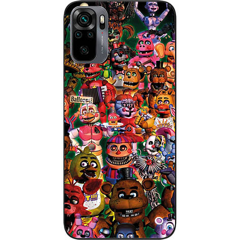 Силіконовий чохол Case для Xiaomi Redmi Note 10 з картинкою Аніматроніки, фото 1