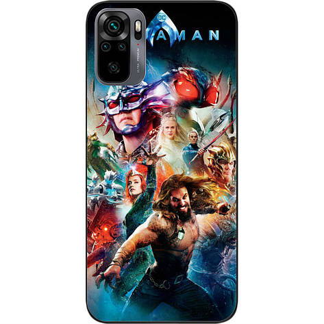 Силіконовий чохол Case для Xiaomi Redmi Note 10 з картинкою Аквамен, фото 1