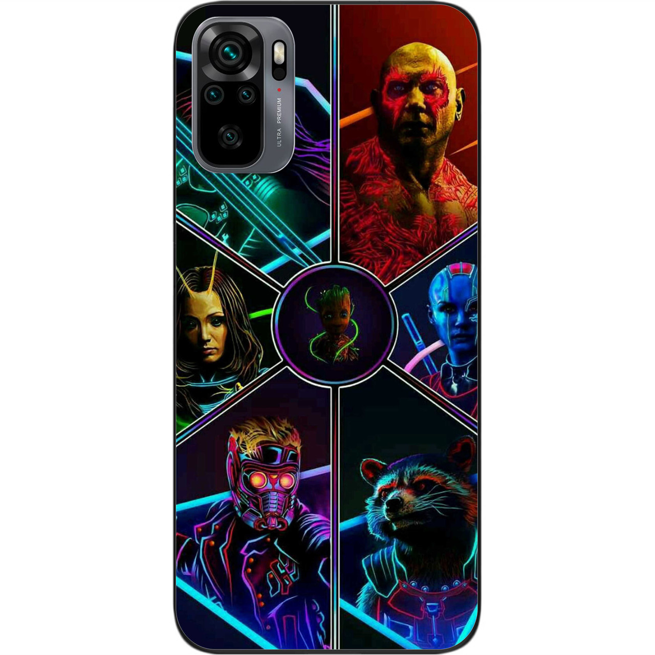 Силіконовий чохол Case для Xiaomi Redmi Note 10 з картинкою Стражі герої