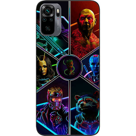 Силіконовий чохол Case для Xiaomi Redmi Note 10 з картинкою Стражі герої, фото 1