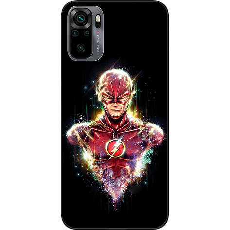 Силіконовий чохол Case для Xiaomi Redmi Note 10 з картинкою Супергерой Флеш, фото 1