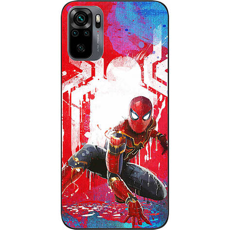 Силіконовий чохол Case для Xiaomi Redmi Note 10 з картинкою Spider-Man, фото 1