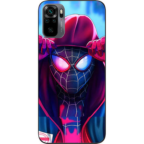Силіконовий чохол Case для Xiaomi Redmi Note 10 з картинкою Комікс Павук, фото 1