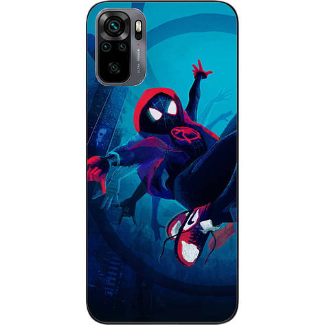 Силіконовий чохол Case для Xiaomi Redmi Note 10 з картинкою Супергерой Павук, фото 1