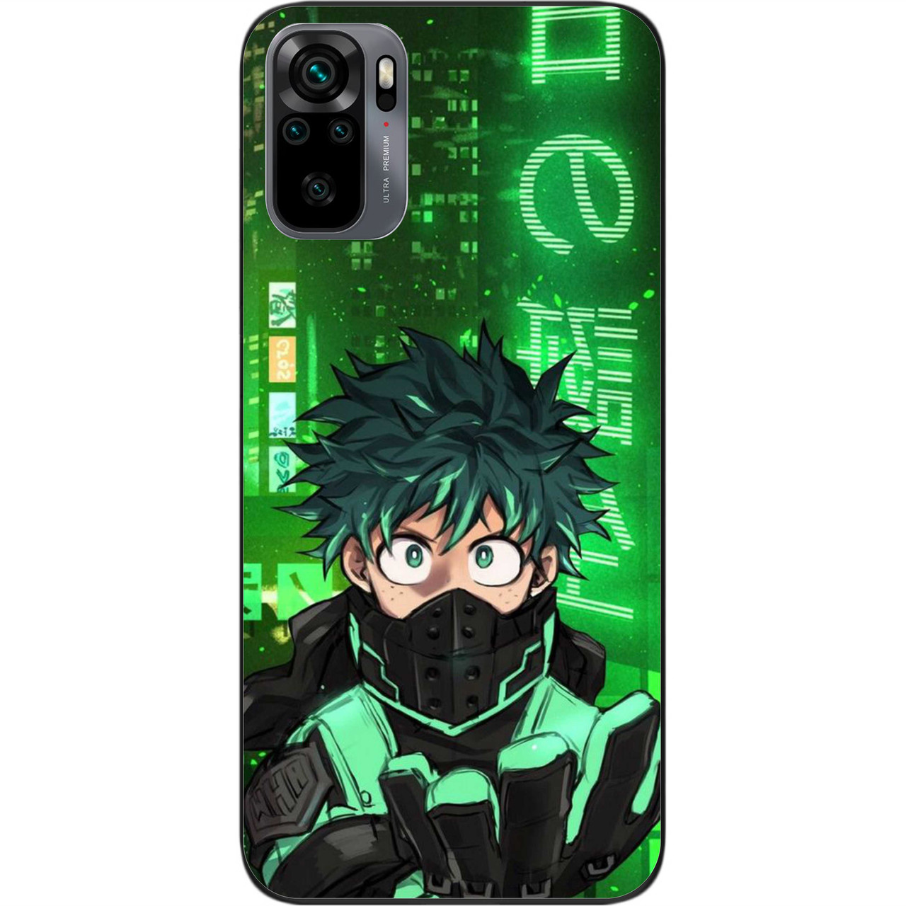 Силіконовий чохол Case для Xiaomi Redmi Note 10 з картинкою Іску Мідорія
