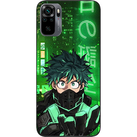 Силіконовий чохол Case для Xiaomi Redmi Note 10 з картинкою Іску Мідорія, фото 1