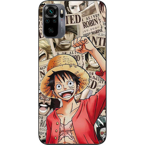 Силіконовий чохол Case для Xiaomi Redmi Note 10 з картинкою Манкі Д. Луффі, фото 1