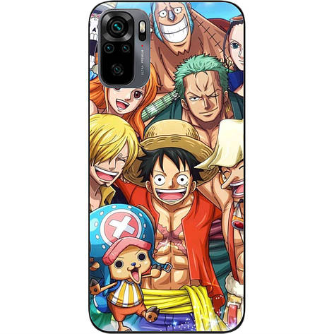 Силіконовий чохол Case для Xiaomi Redmi Note 10 з картинкою Аніме Де Луффі, фото 1
