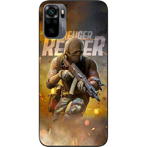 Силіконовий чохол Case для Xiaomi Redmi Note 10 з картинкою Call of Duty Kreuger Reaper Крюгер, фото 1