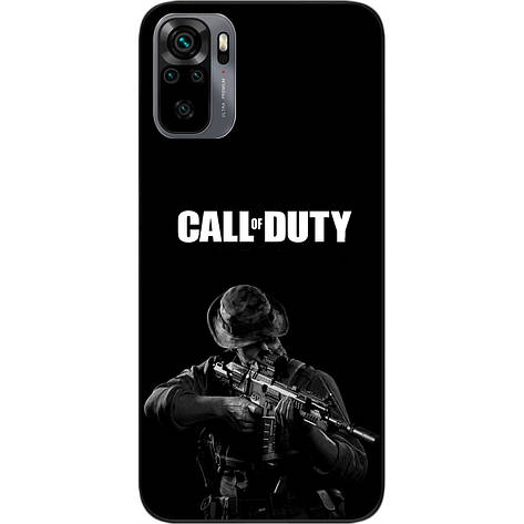 Силіконовий чохол Case для Xiaomi Redmi Note 10 з картинкою Call of Duty, фото 1