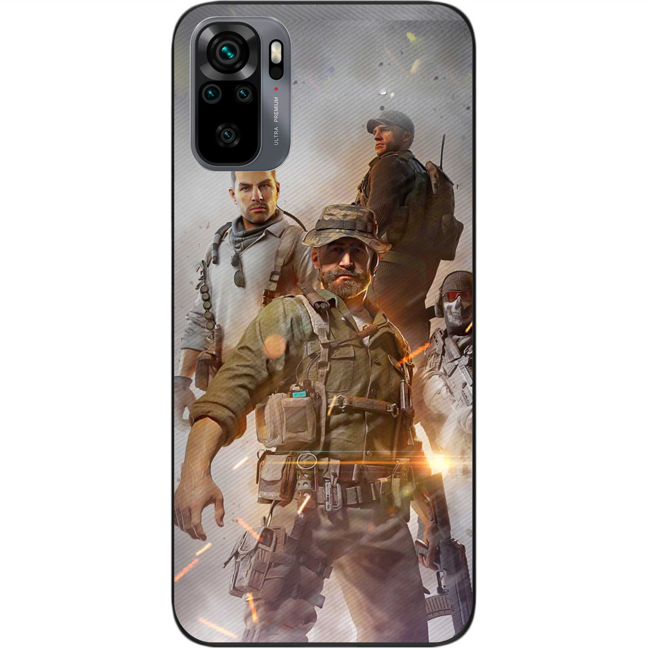 Силіконовий чохол Case для Xiaomi Redmi Note 10 з картинкою Call of Duty Captain Jhon Джон