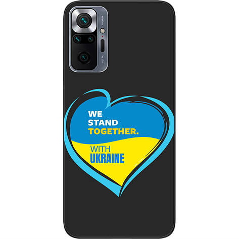 Силіконовий чохол Case для Xiaomi Redmi Note 10 Pro з картинкою Ми разом, фото 1