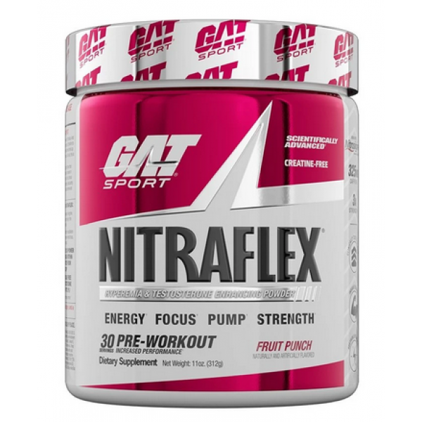 Комплекс до тренування GAT Nitraflex 312 g /30 servings/ Fruit Punch