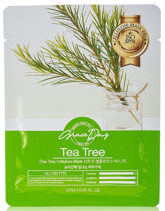 Grace Day Cellulose Mask Tea Tree (чайное дерево)