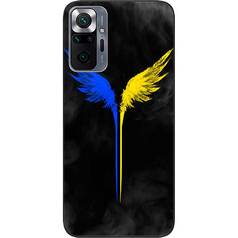 Силіконовий чохол Case для Xiaomi Redmi Note 10 Pro з картинкою Крилья, фото 1