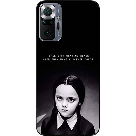 Силіконовий чохол Case для Xiaomi Redmi Note 10 Pro з картинкою Вендздей, фото 1