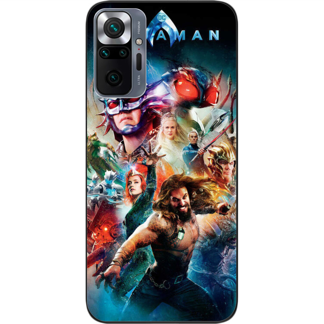 Силіконовий чохол Case для Xiaomi Redmi Note 10 Pro з картинкою Аквамен