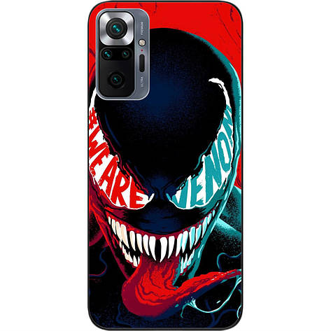 Силіконовий чохол Case для Xiaomi Redmi Note 10 Pro з картинкою Ми веном, фото 1