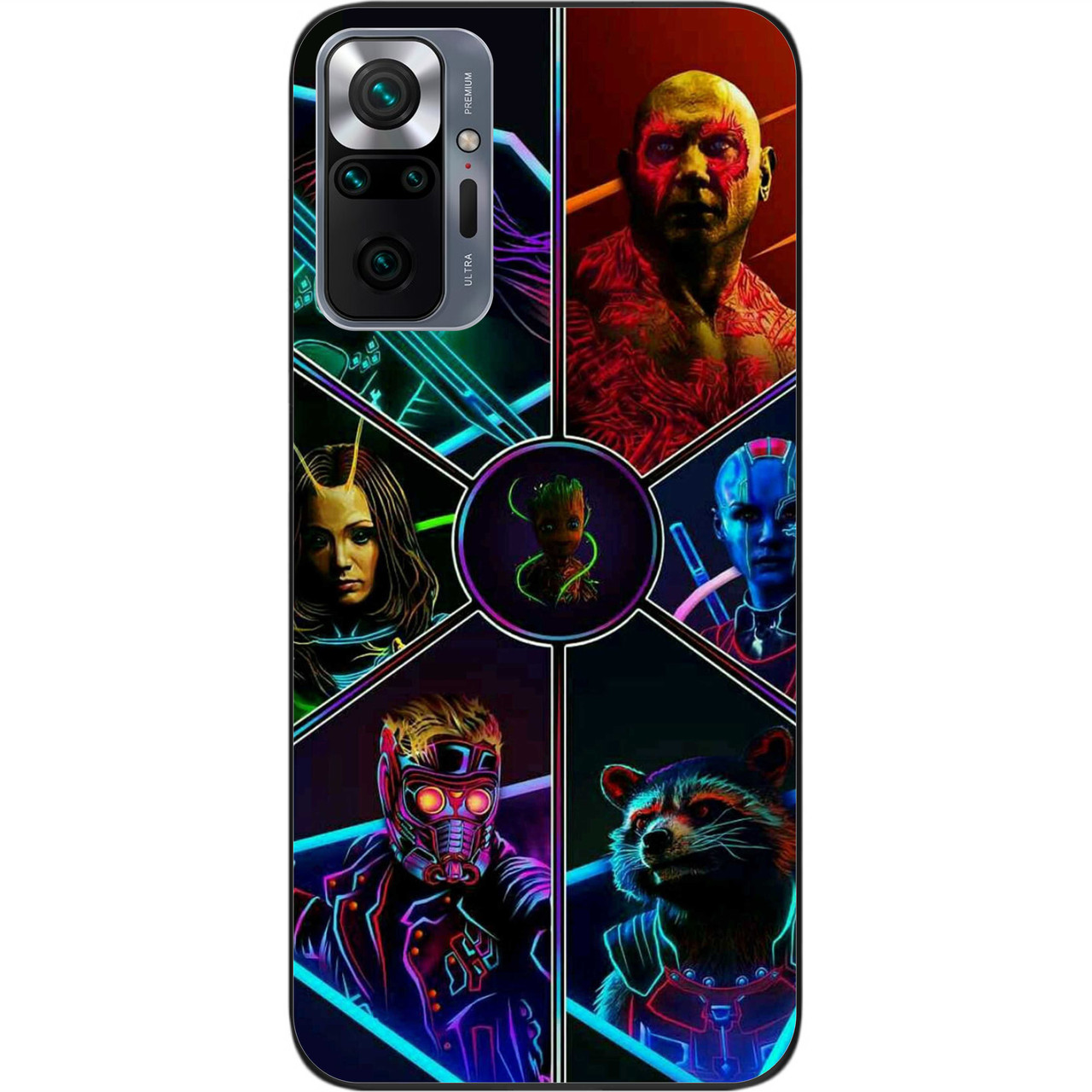 Силіконовий чохол Case для Xiaomi Redmi Note 10 Pro з картинкою Стражі герої