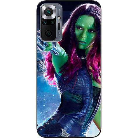 Силіконовий чохол Case для Xiaomi Redmi Note 10 Pro з картинкою Марвел Гамора, фото 1