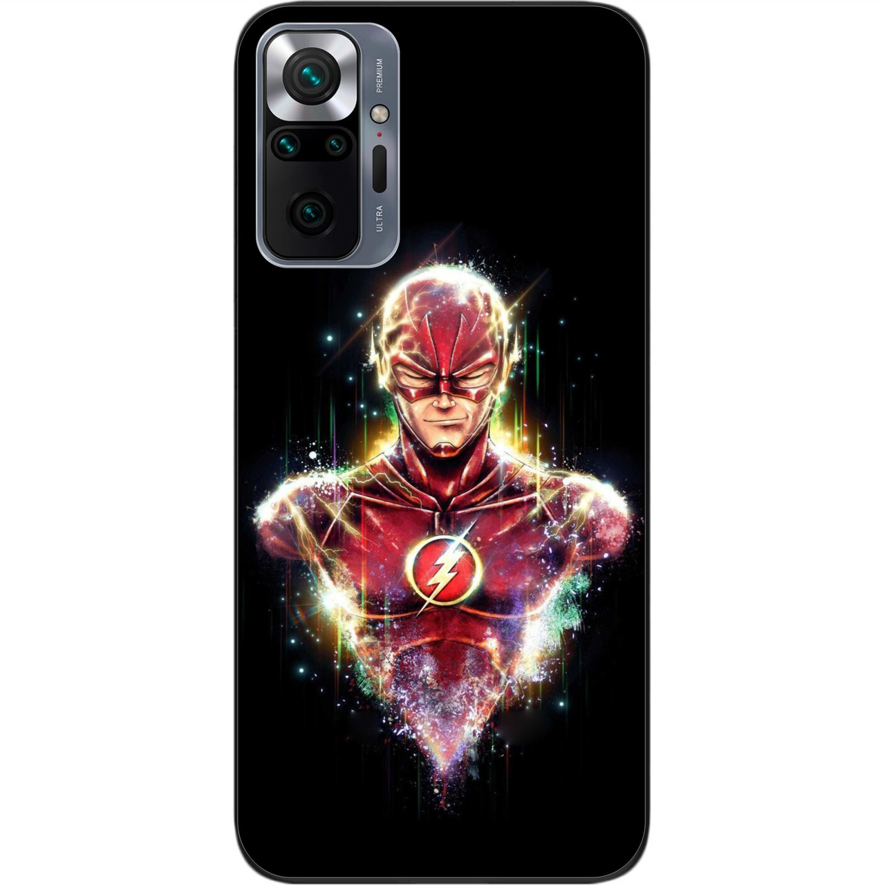 Силіконовий чохол Case для Xiaomi Redmi Note 10 Pro з картинкою Супергерой Флеш