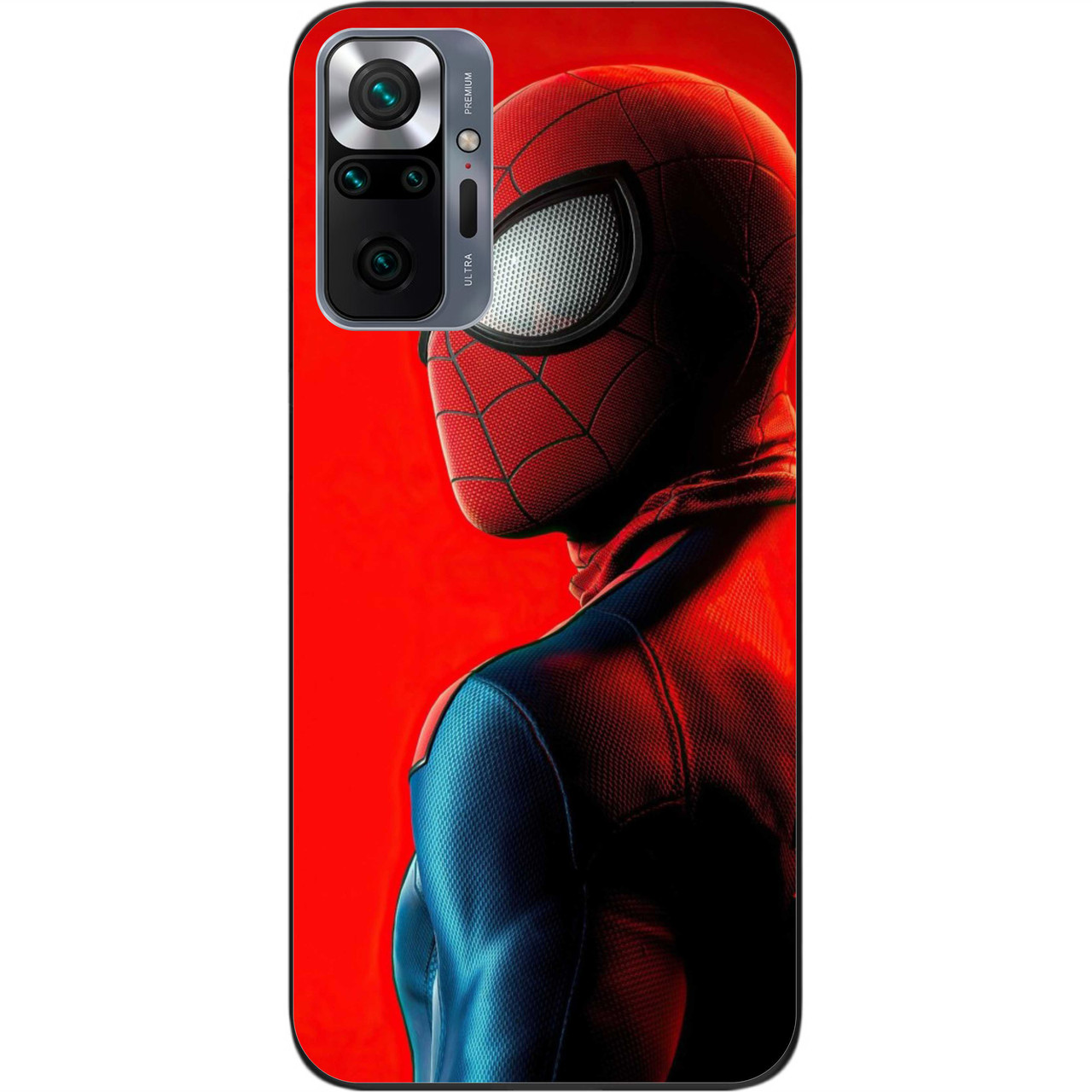 Силіконовий чохол Case для Xiaomi Redmi Note 10 Pro з картинкою Людина Spider павук