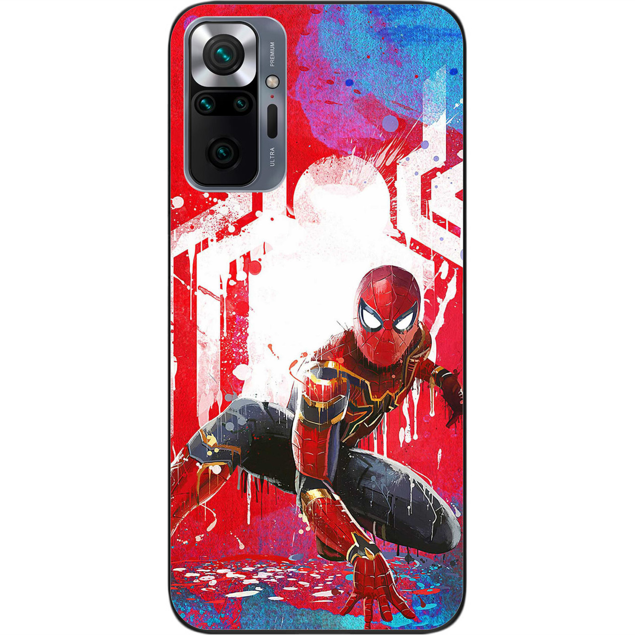 Силіконовий чохол Case для Xiaomi Redmi Note 10 Pro з картинкою Spider-Man