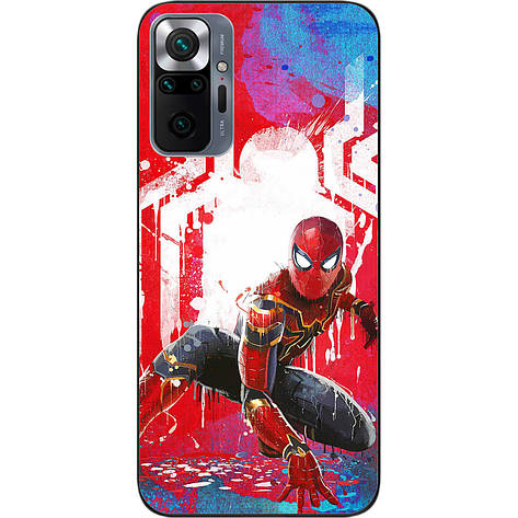 Силіконовий чохол Case для Xiaomi Redmi Note 10 Pro з картинкою Spider-Man, фото 1